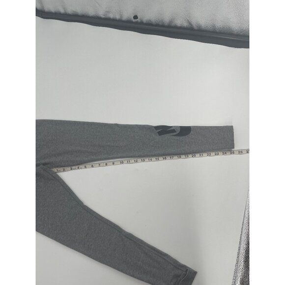 Nike Womens XS Leggings Gray "Just Do It" Logo Stretch Casual Athleisure Gym - Picture 7 of 7